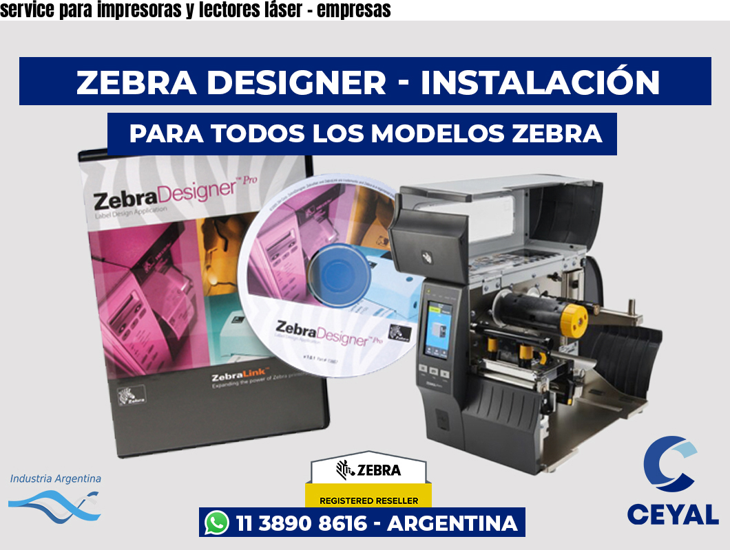 service para impresoras y lectores láser – empresas