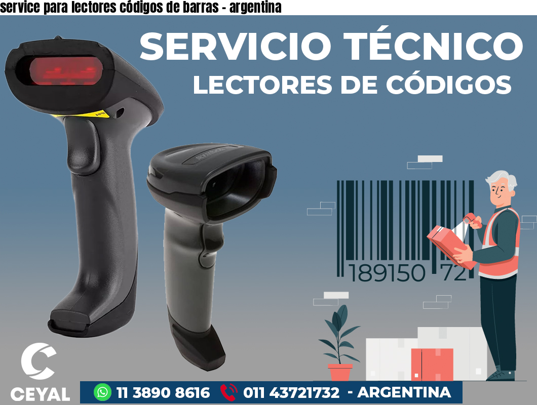 service para lectores códigos de barras - argentina