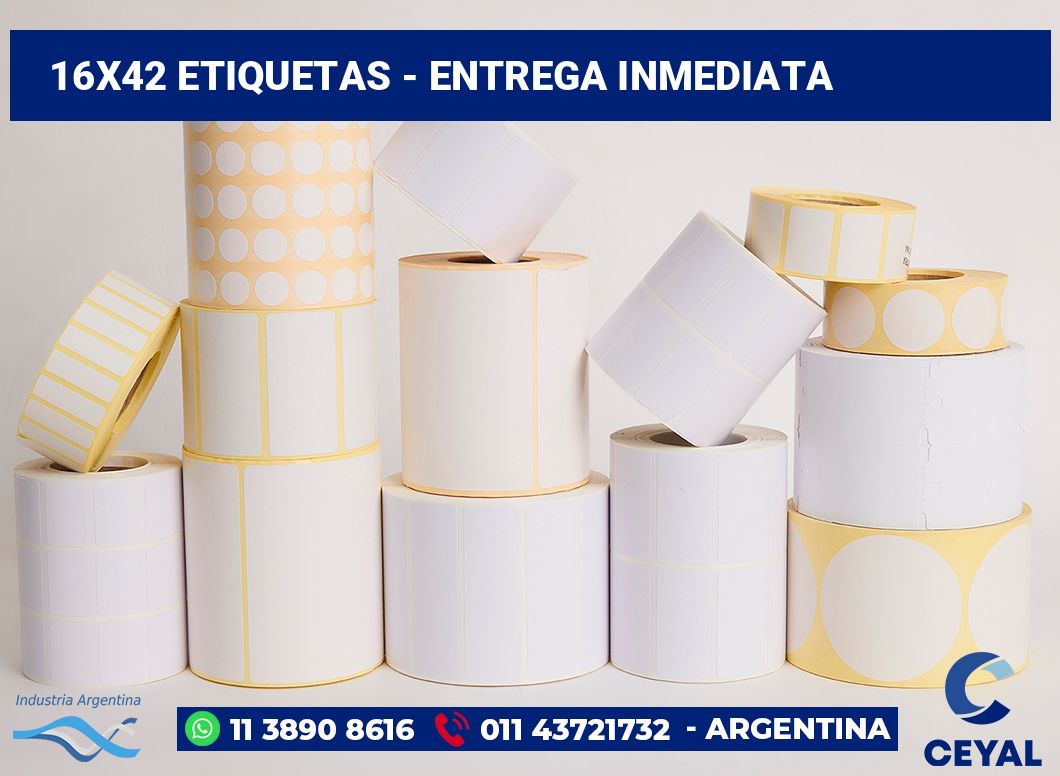 16x42 Etiquetas