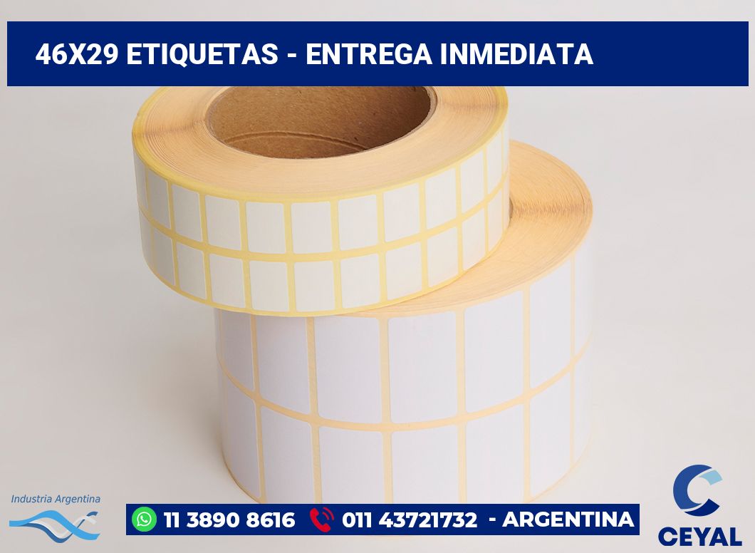 46×29 Etiquetas