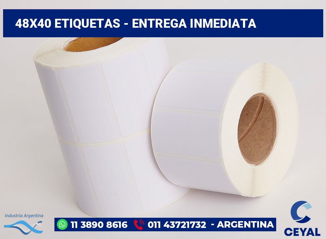 48x40 Etiquetas