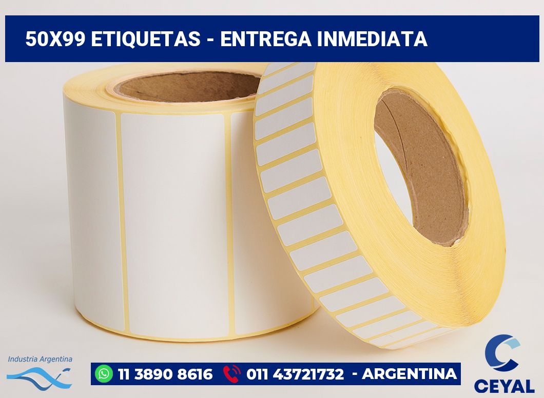 50x99 Etiquetas
