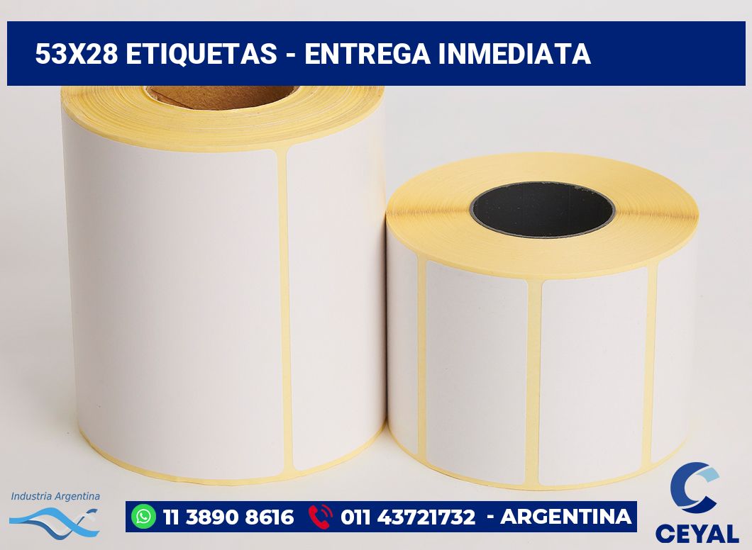 53x28 Etiquetas