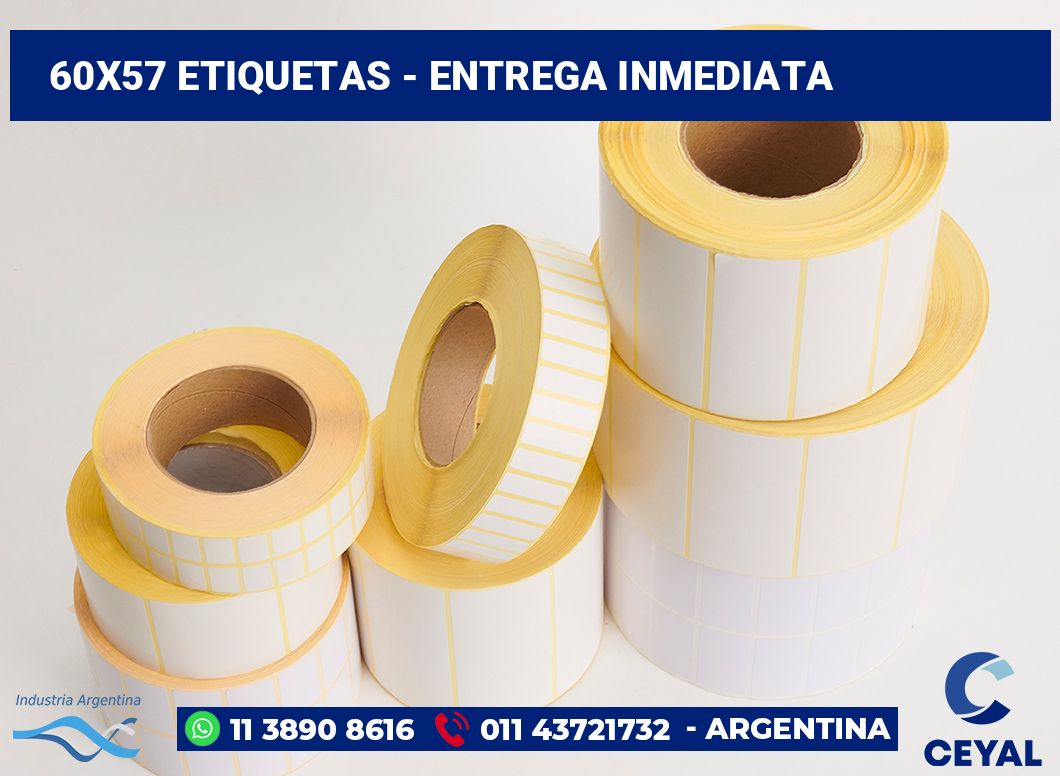 60×57 Etiquetas
