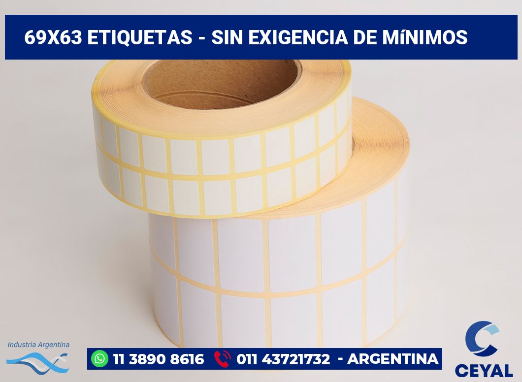 69×63 Etiquetas