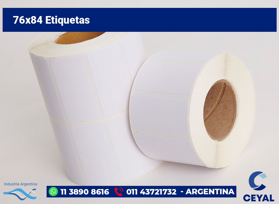 76x84 Etiquetas