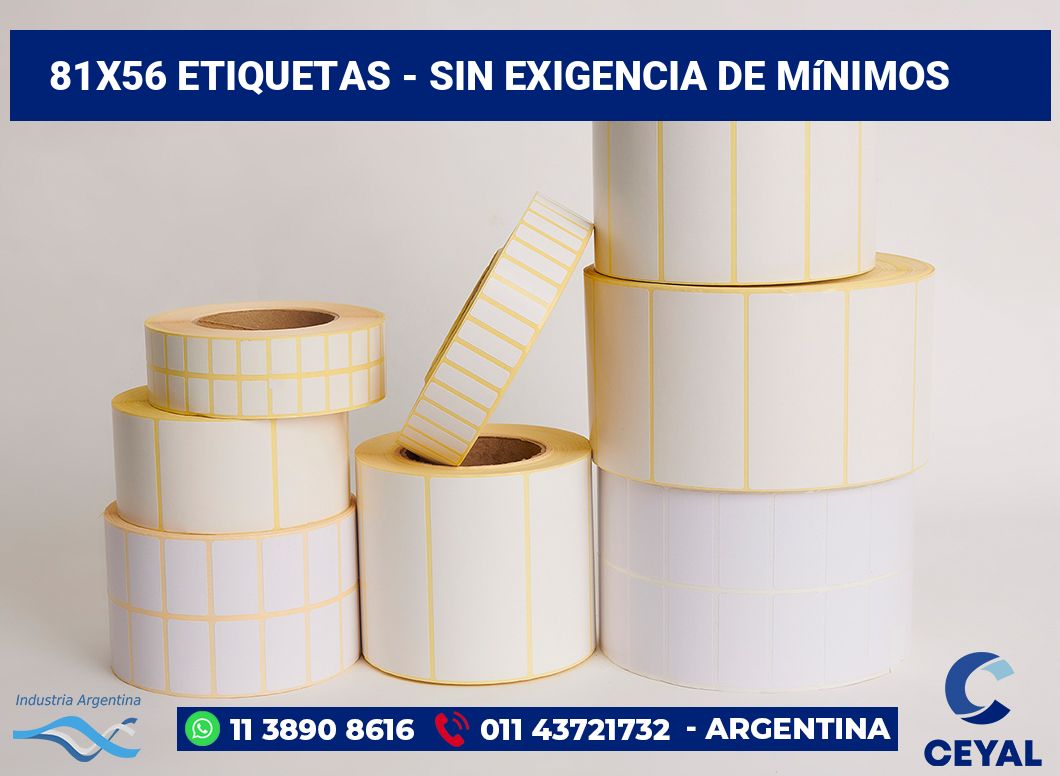 81×56 Etiquetas