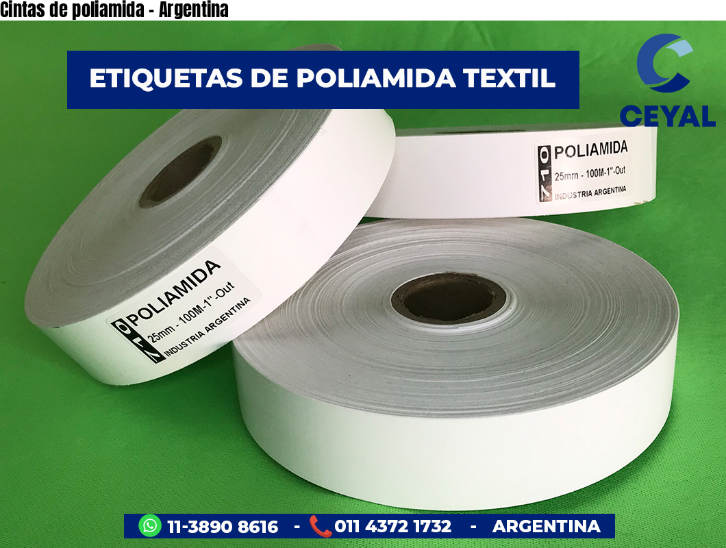 Cintas de poliamida - Argentina