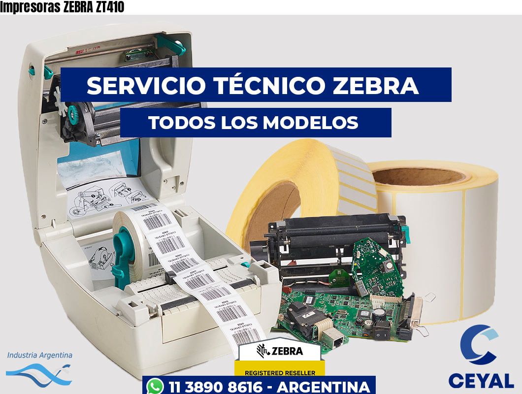 Impresoras ZEBRA ZT410