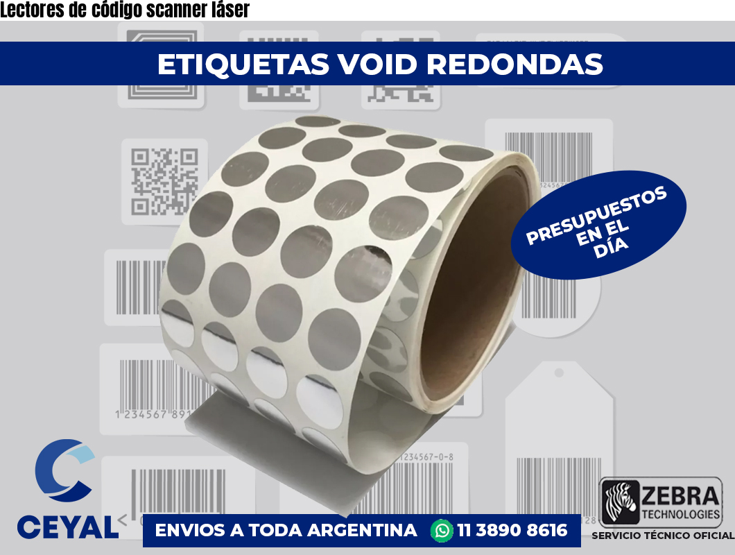 Lectores de código scanner láser