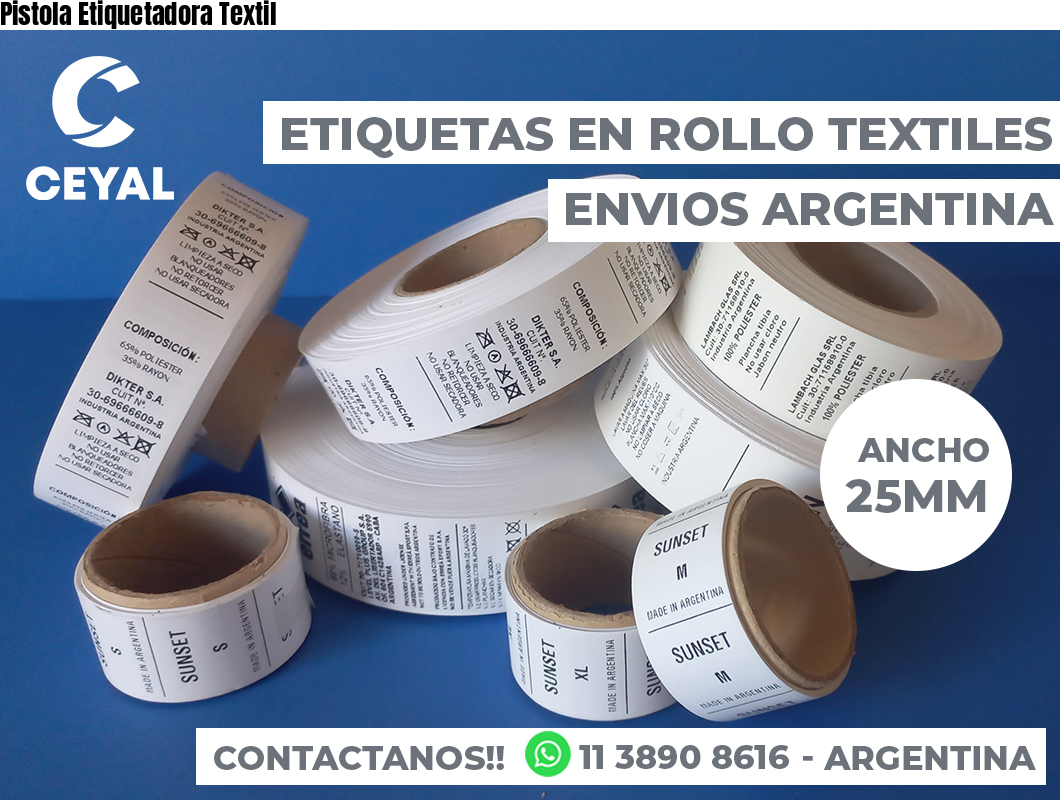 Pistola Etiquetadora Textil