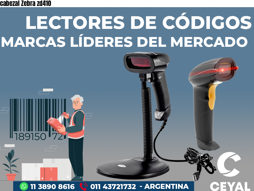 cabezal Zebra zd410