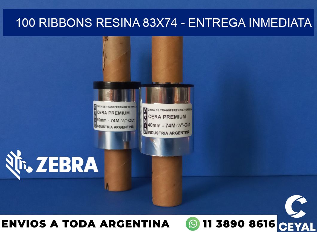 100 Ribbons resina 83x74 - Entrega inmediata
