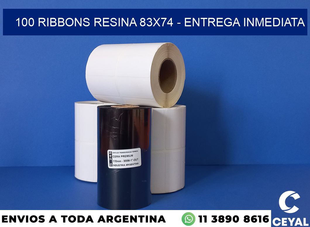 100 Ribbons resina 83×74 – Entrega inmediata