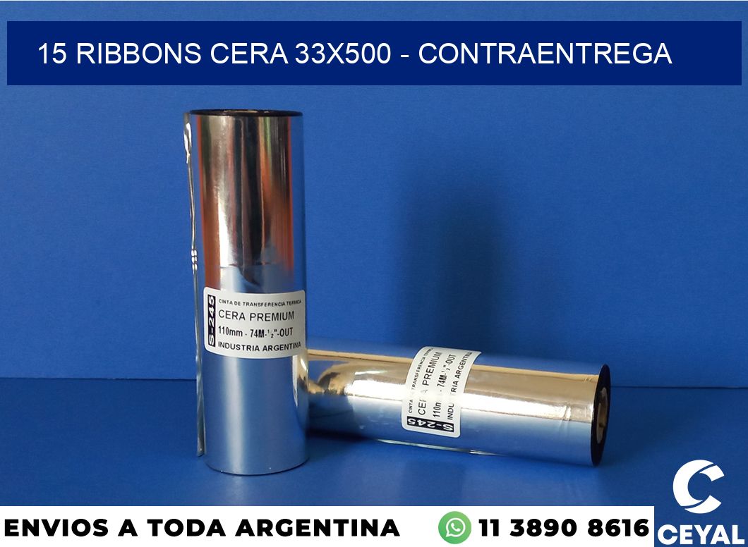 15 Ribbons cera 33×500 – contraentrega