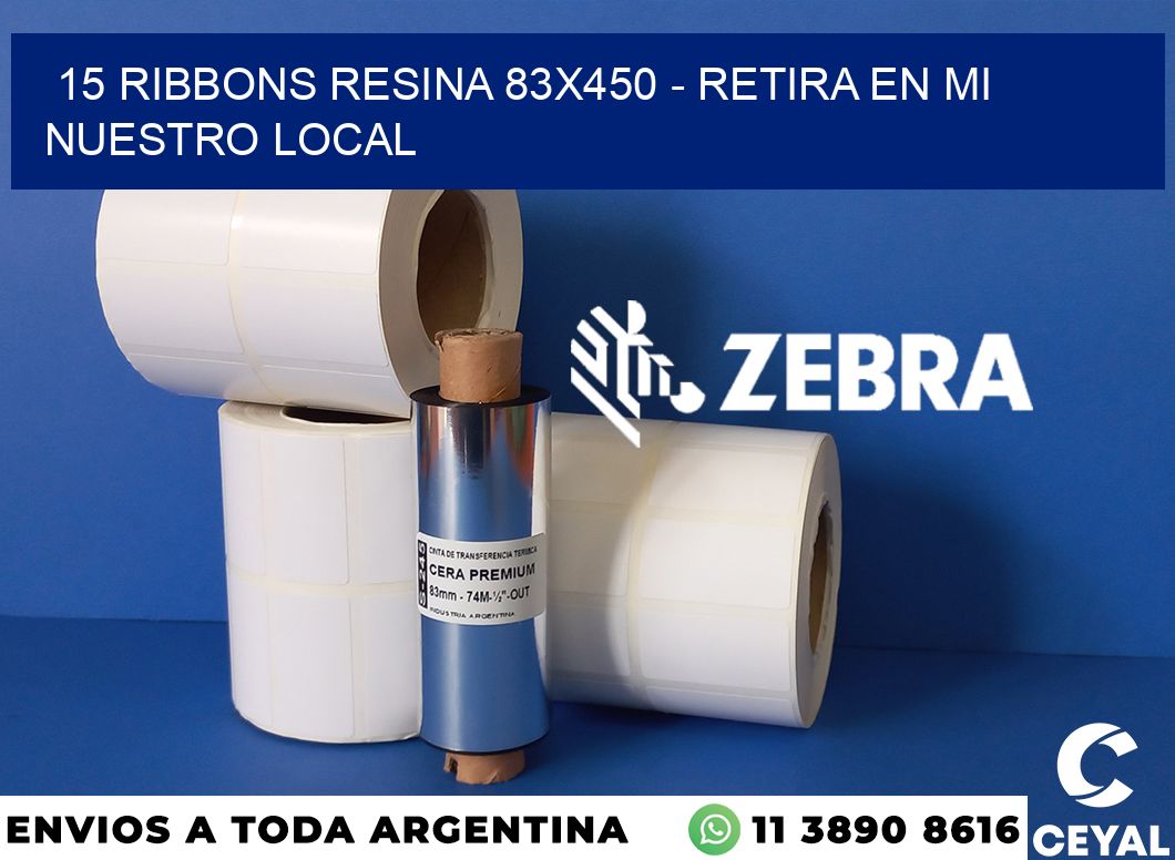15 Ribbons resina 83x450 - retira en mi nuestro local