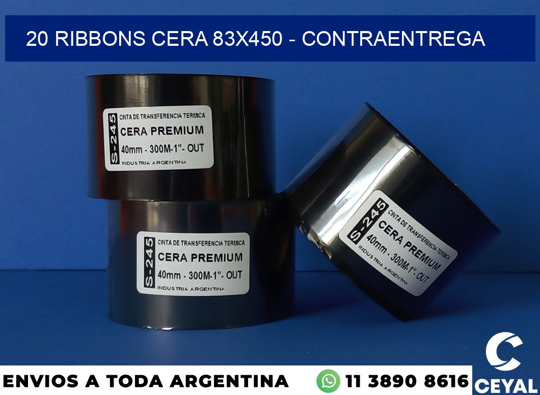 20 Ribbons cera 83×450 – contraentrega