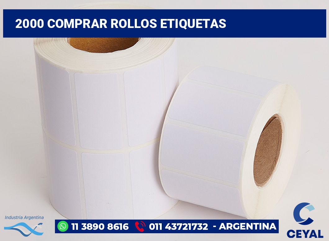 2000 Comprar rollos etiquetas
