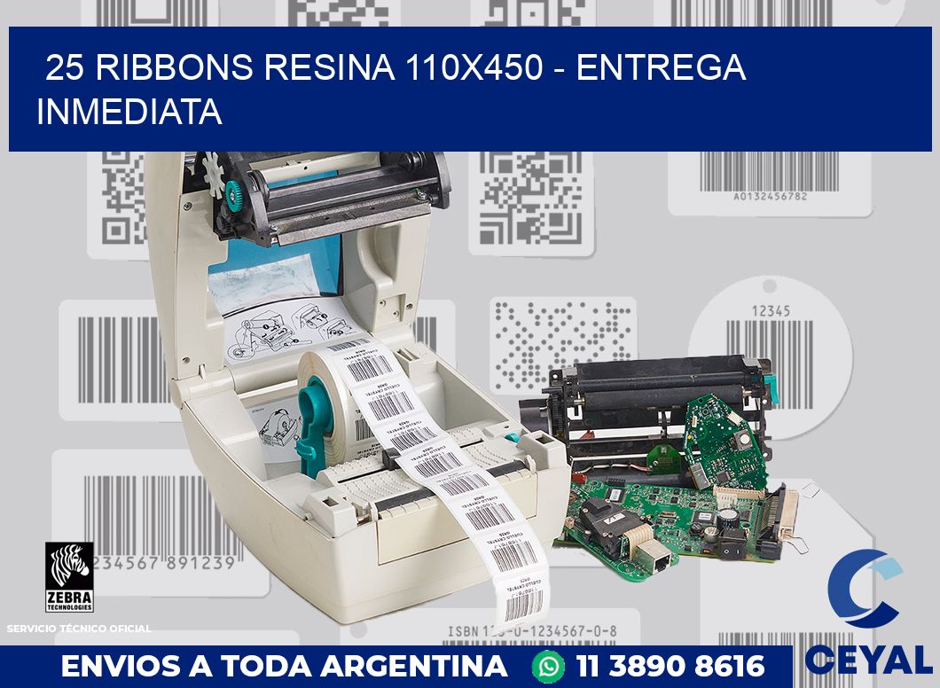 25 Ribbons resina 110x450 - Entrega inmediata