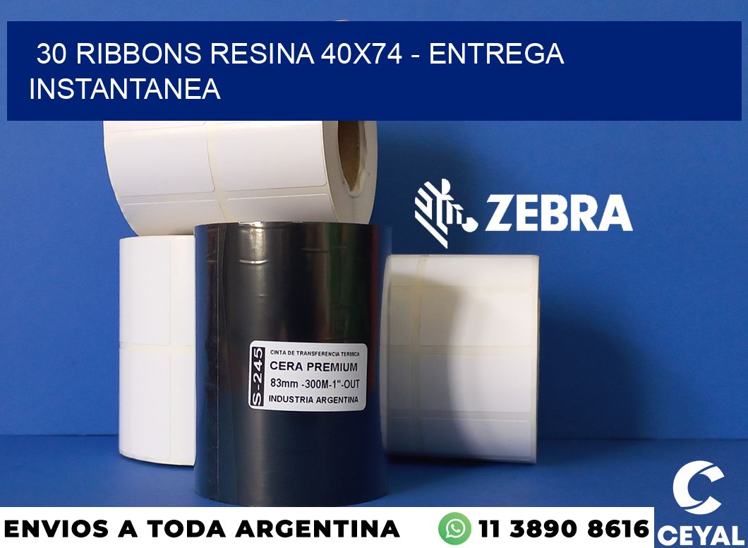 30 Ribbons resina 40x74 - entrega instantanea
