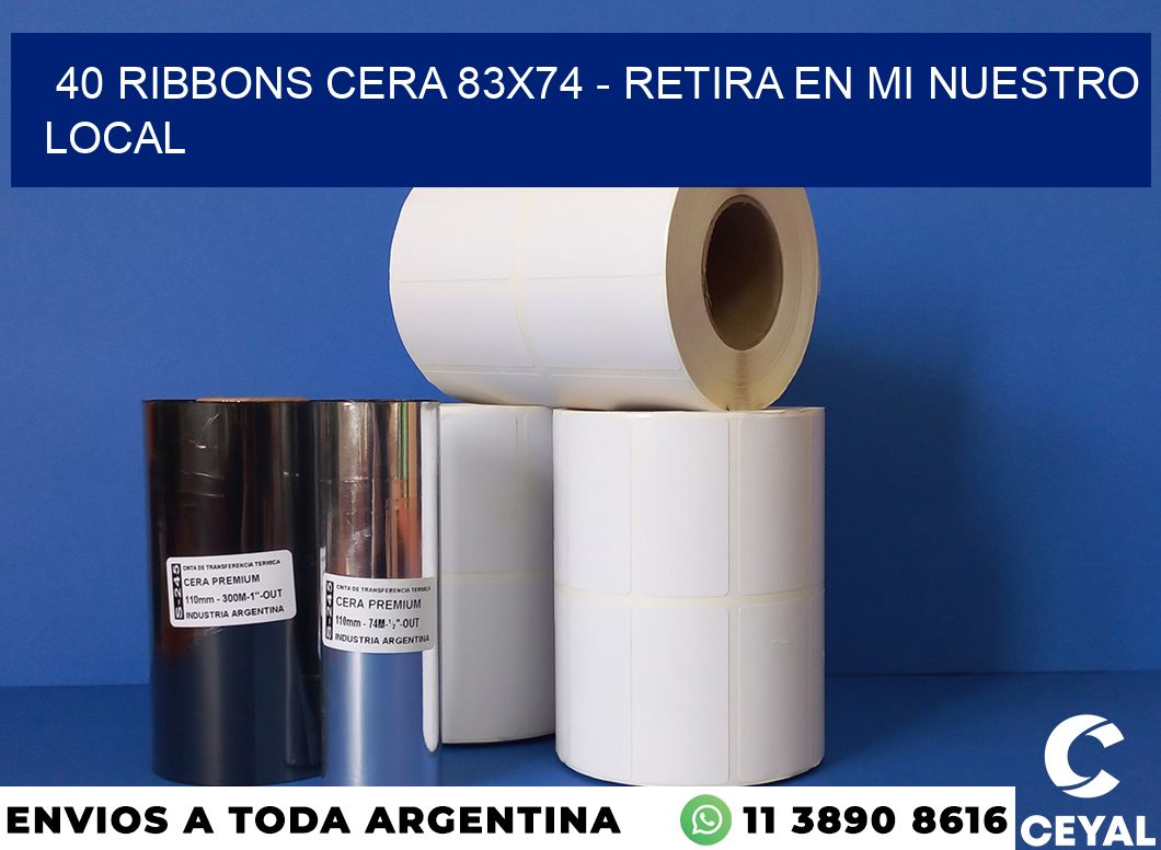40 Ribbons cera 83×74 – retira en mi nuestro local