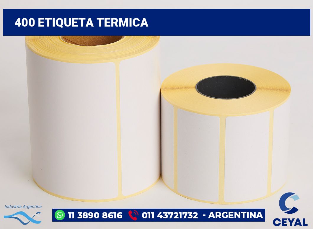 400 Etiqueta termica