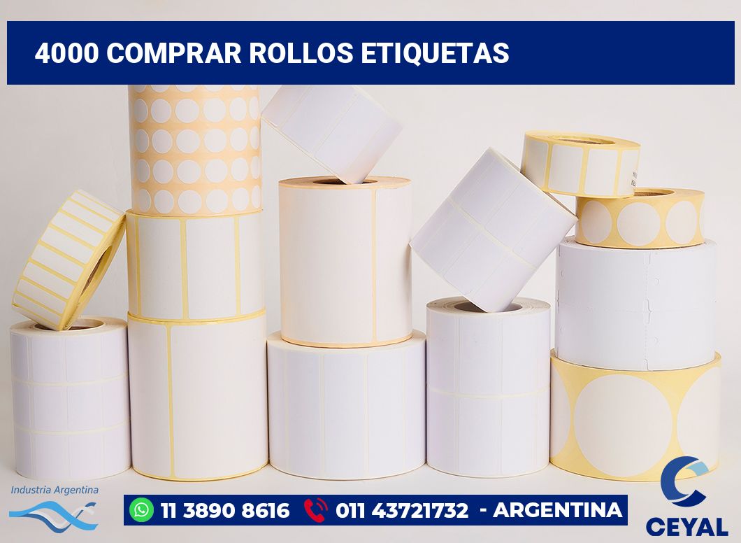 4000 Comprar rollos etiquetas
