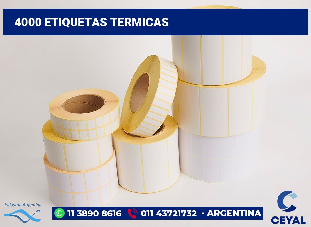 4000 Etiquetas termicas