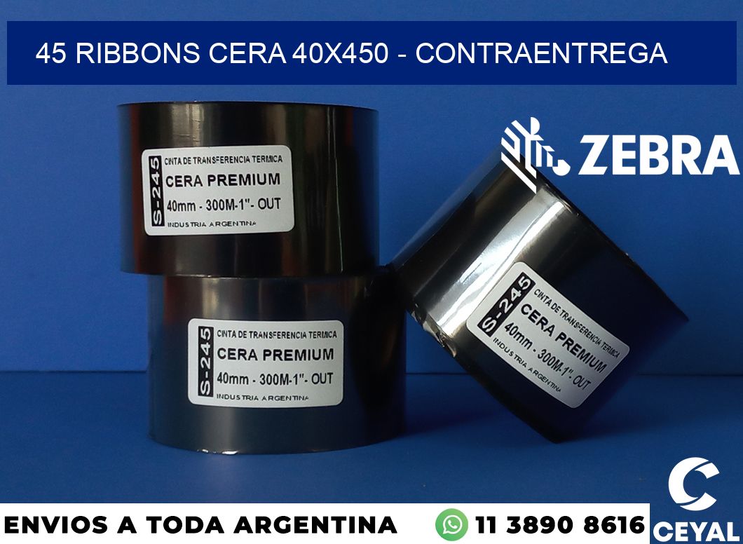 45 Ribbons cera 40x450 - contraentrega