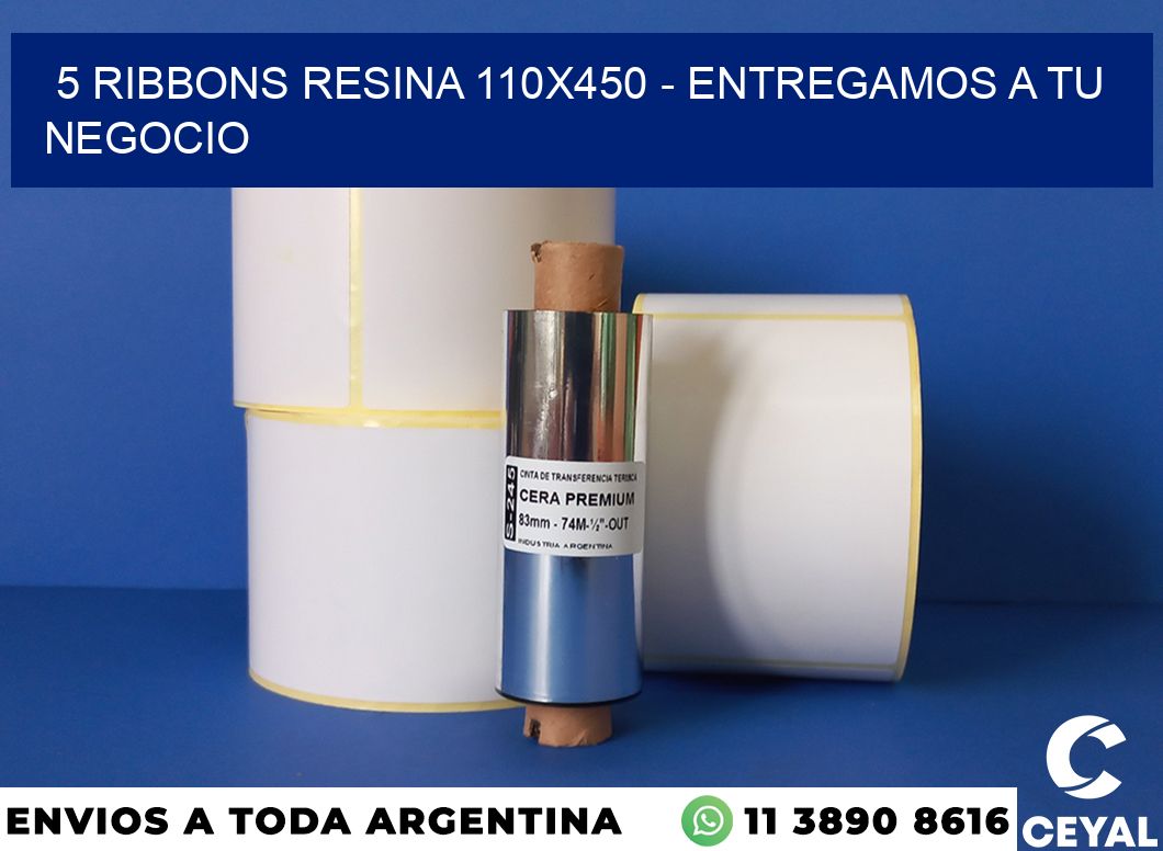 5 Ribbons resina 110×450 – entregamos a tu negocio