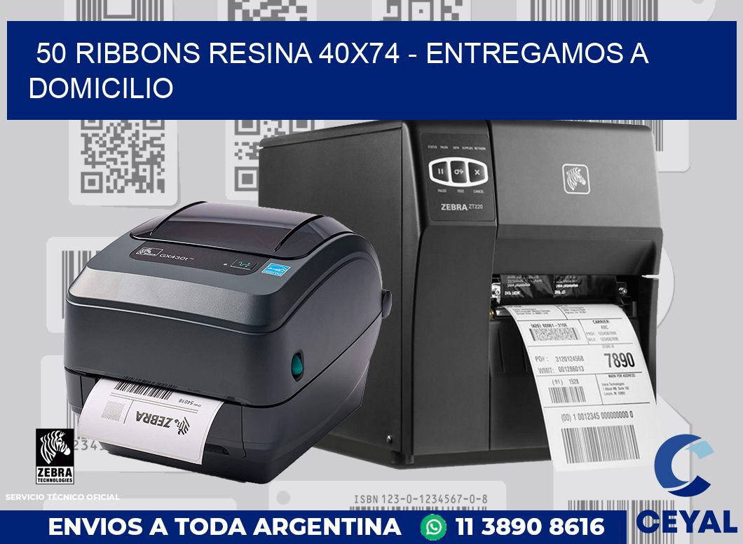 50 Ribbons resina 40x74 - entregamos a domicilio