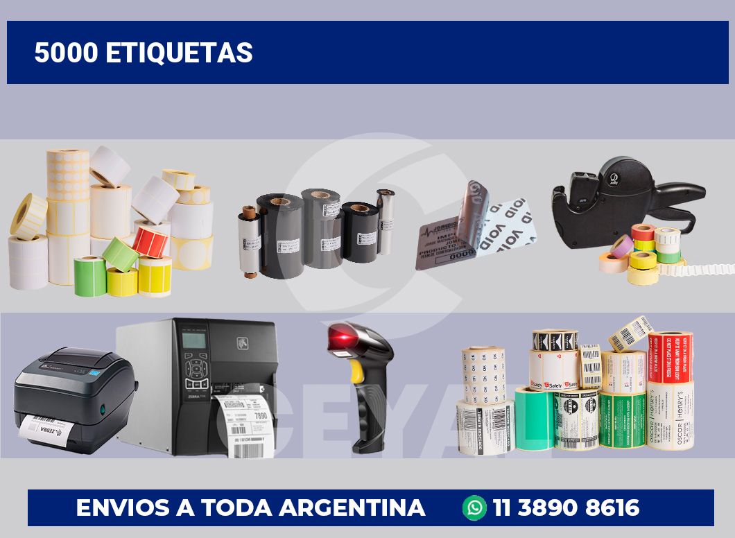 5000 Etiquetas