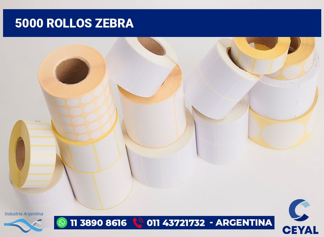5000 Rollos zebra