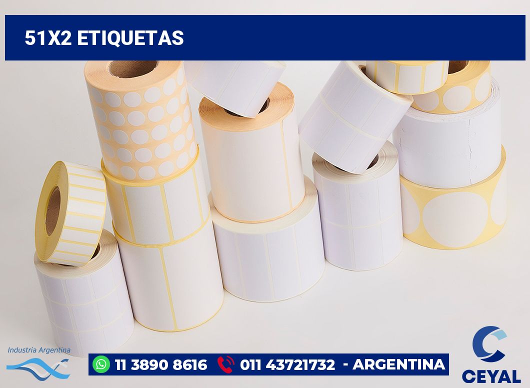 51x2 Etiquetas