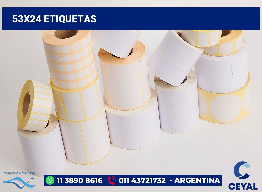 53x24 Etiquetas