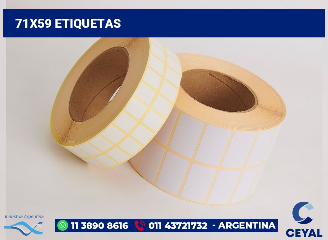 71x59 Etiquetas