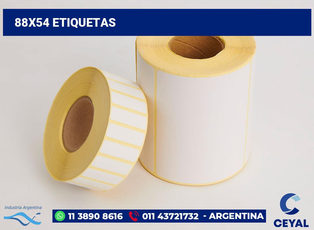 88x54 Etiquetas
