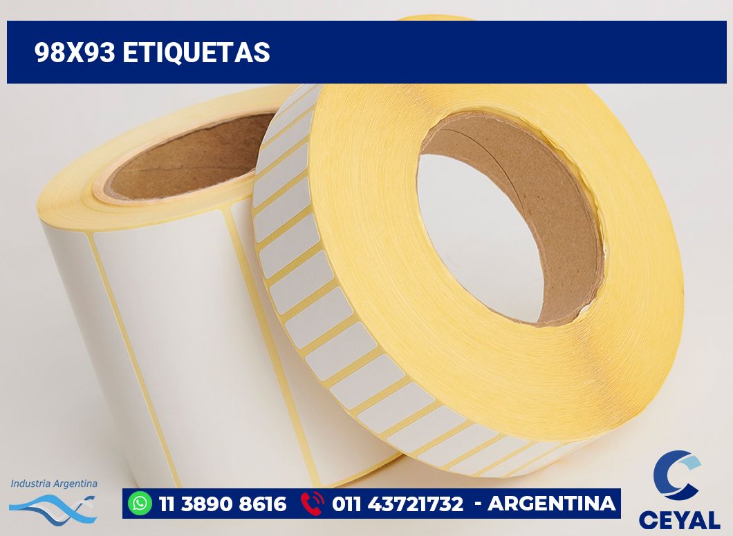 98x93 Etiquetas