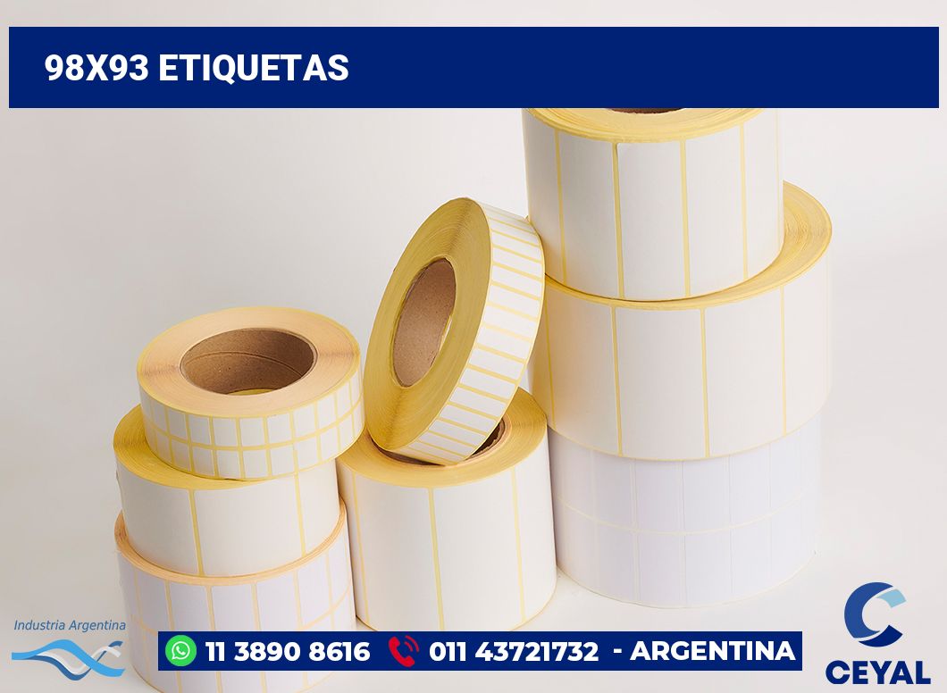 98x93 Etiquetas