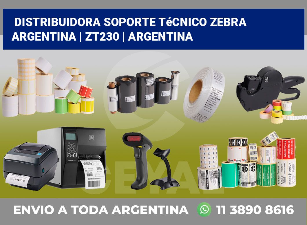 Distribuidora soporte técnico Zebra Argentina | zt230 | Argentina