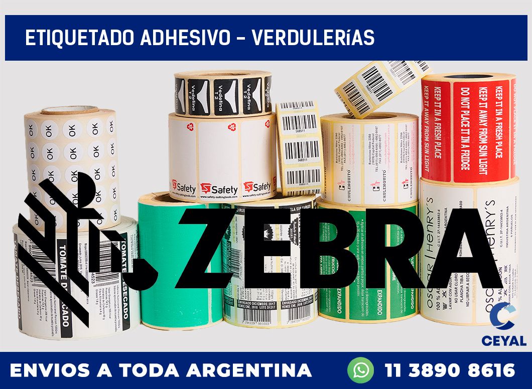 Etiquetado adhesivo - Verdulerías