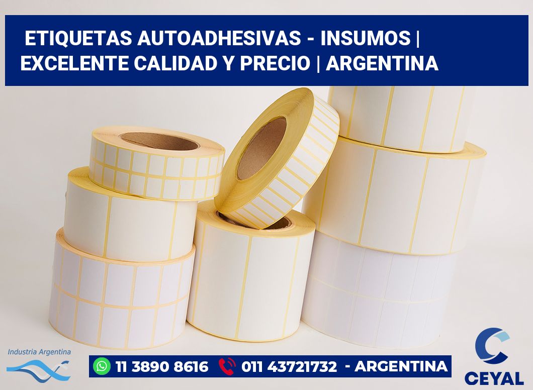 Etiquetas autoadhesivas - insumos | Excelente calidad y precio | Argentina
