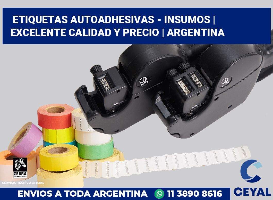 Etiquetas autoadhesivas - insumos | Excelente calidad y precio | Argentina