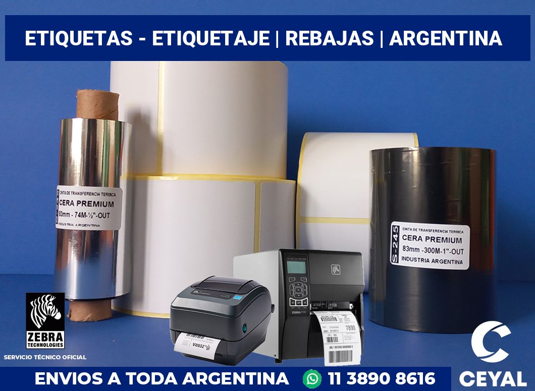 Etiquetas - etiquetaje | Rebajas | Argentina