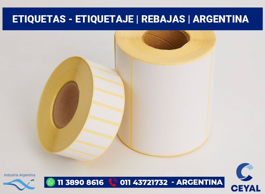 Etiquetas - etiquetaje | Rebajas | Argentina