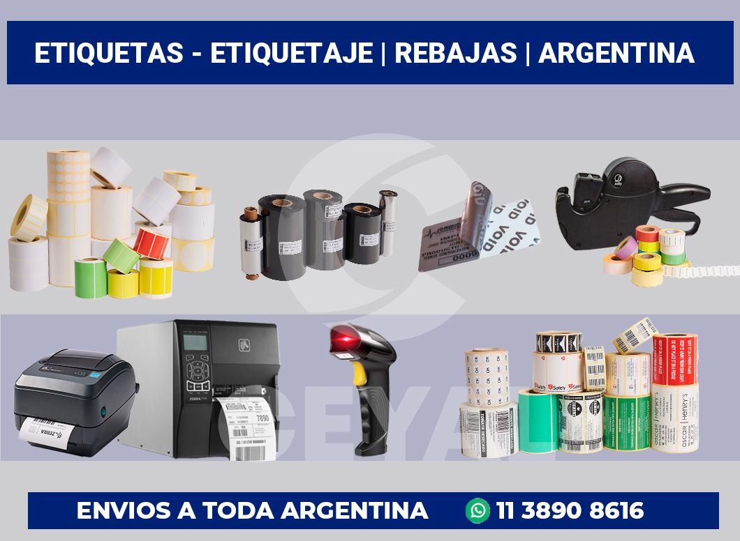 Etiquetas – etiquetaje | Rebajas | Argentina
