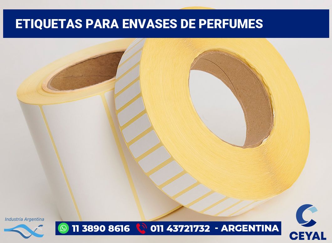 Etiquetas para Envases de Perfumes