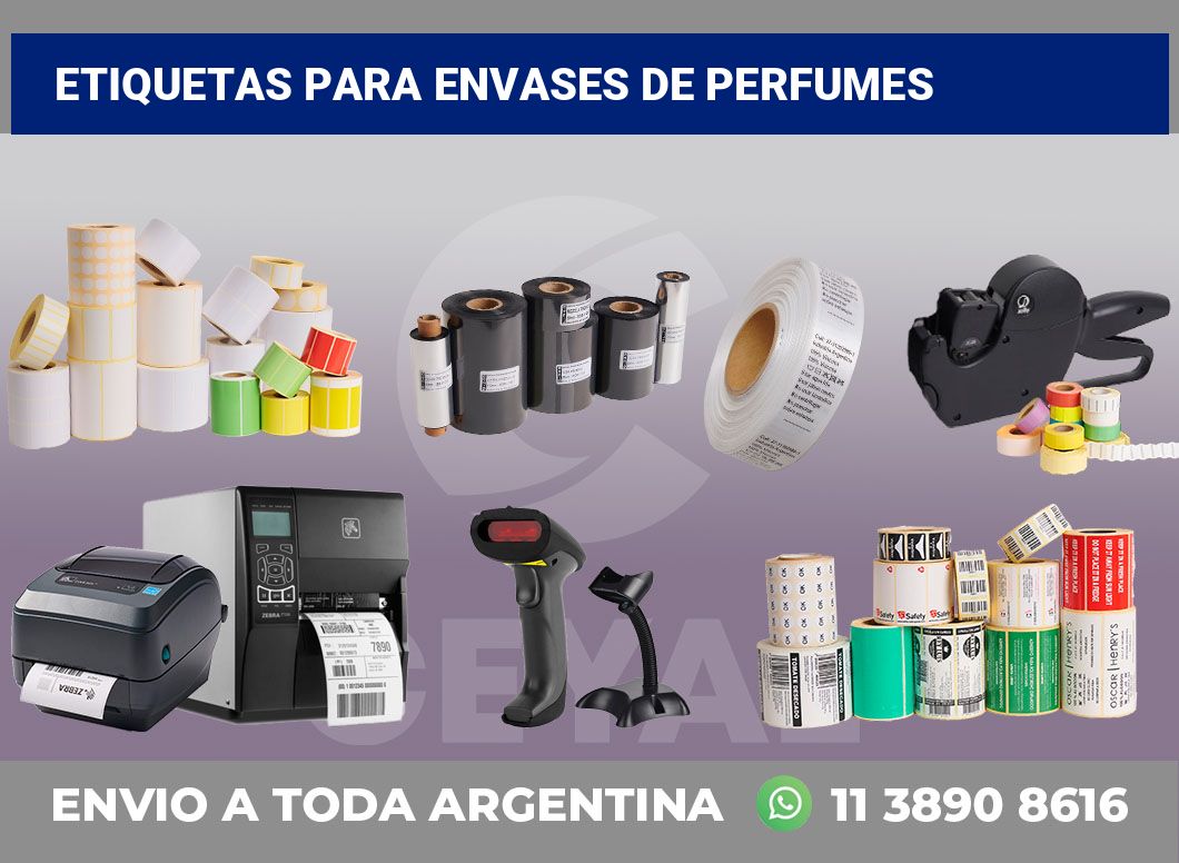 Etiquetas para Envases de Perfumes