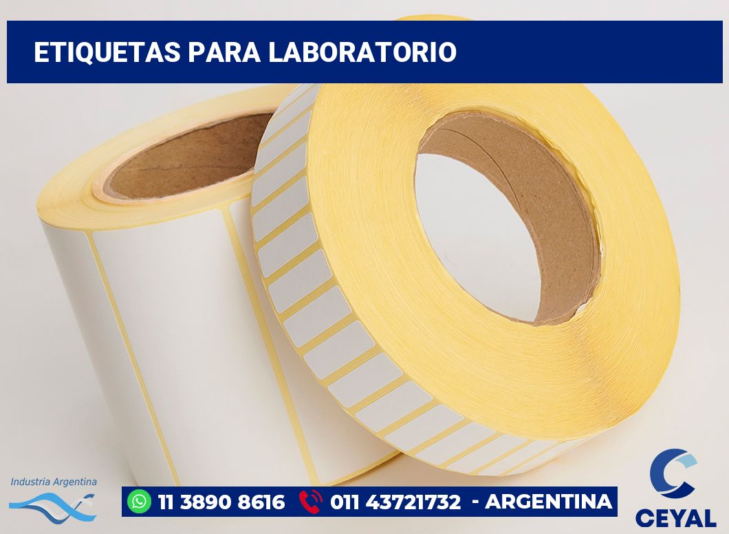 Etiquetas para Laboratorio