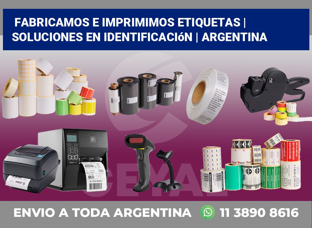 Fabricamos e imprimimos etiquetas | Soluciones en identificación | Argentina